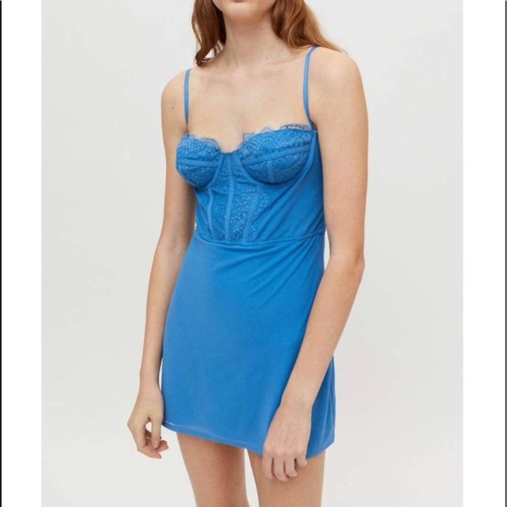 Urban Outfitters Brenna Bustier Mini Dress